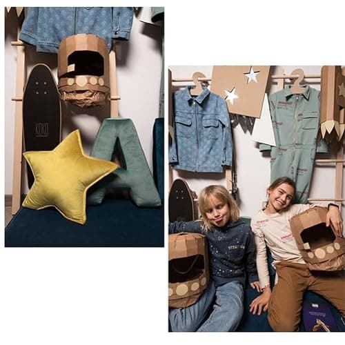 YAKEV Moon Shaped Throw Pillow Star Couch Cushion Decorative Pillows Fluffy Velvet Stars Home Decor Plush for Bedroom (Star, Yellow) thumbnail 4
