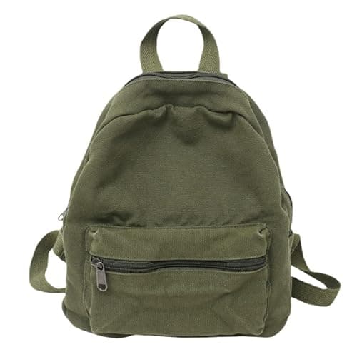 XPONNI Small Backpack Purse for Teen Girls Grunge Accessories Purse Backpack for Women Mini Backpack Purse (Green) - Image 1
