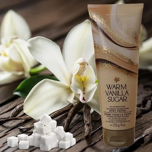 Bath & Body Works Bath and Body Works Warm vanilla Sugar ultra shea Body Cream 8 Oz, 8 ounces (I0095235) thumbnail 3