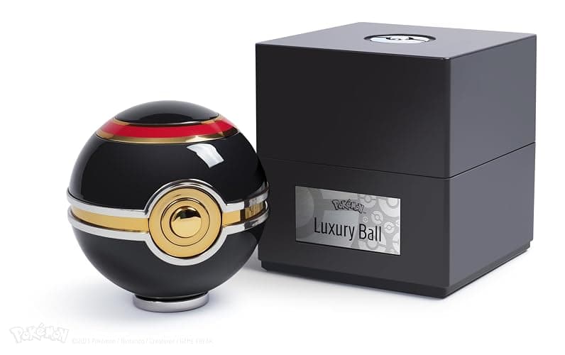 The Wand Company Original Poké Ball Authentic Replica - Realistic, Electronic, Die-Cast Poké Ball with Display Case Light Features – Officially Licensed by Pokémon thumbnail 4