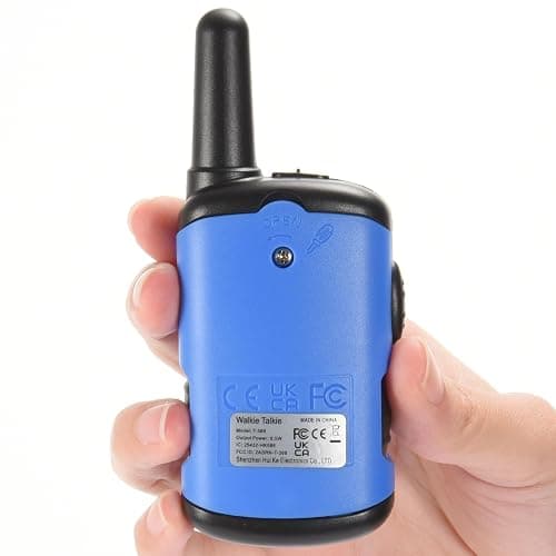 Walkie Talkies for Kids, Exssary Toys for 3-6 Year Old Boys Outdoor Toys for Kids 3-5 Walkie Talkie 3 4 5 6 Year Old Boy Gifts Hiking Camping Toy Easter Christmas Birthday Gifts for Boy Blue thumbnail 4