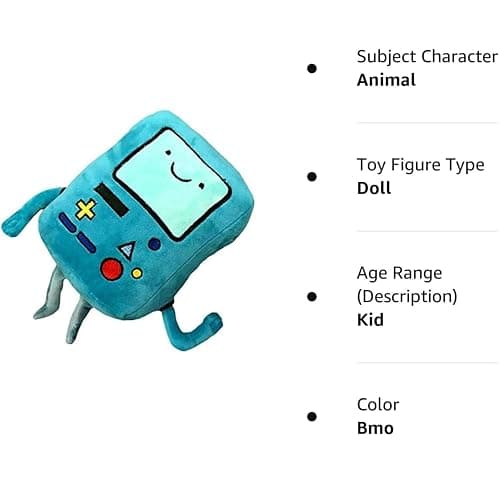 Soft Plush Toy Collection | Characters Finn, Jake & BMO | 11in Stuffed Dolls | Perfect for Birthday Gifts, Party Decor & Collectors | Safe, Premium Material (BMO) thumbnail 2
