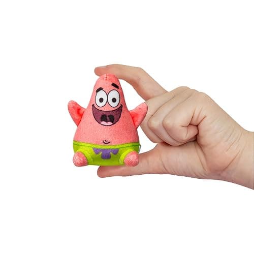 Micro Teenies - Spongebob Square Pants 5-Pack - Collectible Miniature Plush Figure, Suffed Animal, Toy Mini Soft Figure for Kids Ages 4+ thumbnail 5