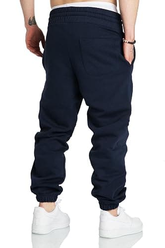 A WATERWANG Men's Sweatpants Casual Cotton Tapered Joggers Athletic Sweat Pants for Men Workout Running with Pockets thumbnail 3