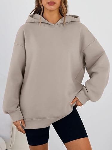 Trendy Queen Womens Oversized Hoodies Casual Fleece Sweatshirts with Pockets thumbnail 2