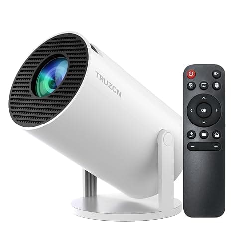 Mini Projector 180LM with WiFi 6 & BT 5.2 Native 720P HD Portable Projector | Built-in APPs, 180° Rotatable, Auto Keystone & Manual Focus, Smart Projector Compatible with HDM, USB, Phone, Laptop - Image 1