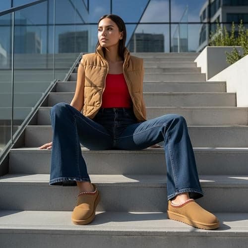 CUSHIONAIRE Keto Womens Slippers Slip-On Suede Mule Slipper - Cozy & Stylish, Memory Foam & Faux Fur Lining, Wide Widths Available thumbnail 4