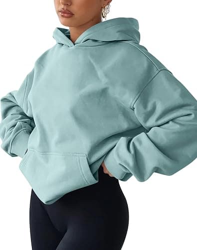 TICTICMIMI Women's Hoodies Sweatshirts Cute Long Sleeve Tops Loose Fleece Pullover Shirts with Pocket thumbnail 3