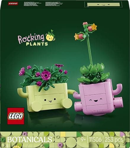 Lego 11506 Botanical Rocking Plants, Toy, Birthday Present, Blocks, Mother's Day, Girls, Boys, Kids, 9 Years, 10 Years, 11 Years, Elementary Students, Decorative Plants, Faux Green, Interior thumbnail 9