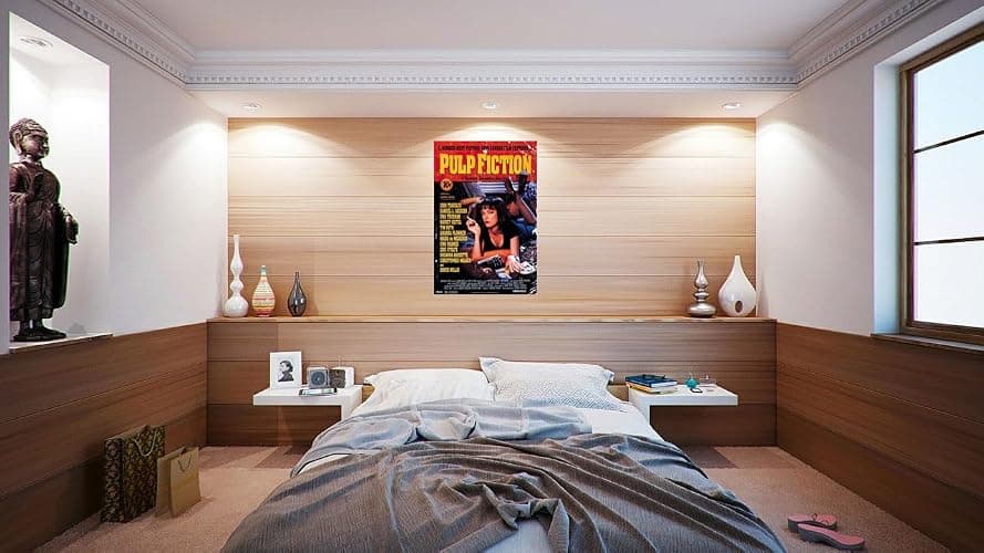 Pulp Fiction - Movie Poster (Regular Style - Uma Thurman On Bed) (Size: 24" x 36") thumbnail 5