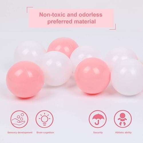 TRENDBOX Ball Pit Balls Plastic Balls for Ball Pit Pool Playpen Babies Kids Children Birthday Parties thumbnail 5