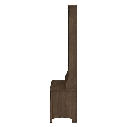 Bush Furniture Salinas Hall Tree with Shoe Storage Bench in Ash Brown thumbnail 9
