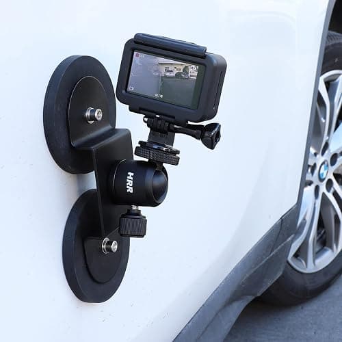 PellKing Magnet Camera Mount for GoPro 13/Insta360 X5/X4/X3,Heavy-Duty Metal Car Magnetic Camera Mount with 360 Degree Rotation Ball Head for Car,Compatible with GoPro Hero 13 12 11 Black 8/7/6/5,Etc - Image 1