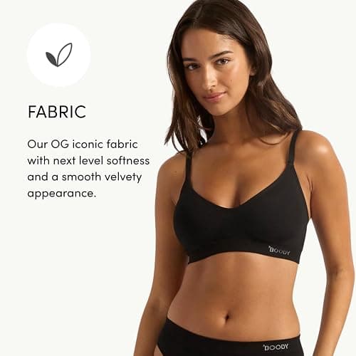 Boody - Wireless T-Shirt Bra -Seamless -Padded Cups -Adjustable Straps -Bamboo Viscose -Perfect for B-DD Cups -Supportive Fit thumbnail 3