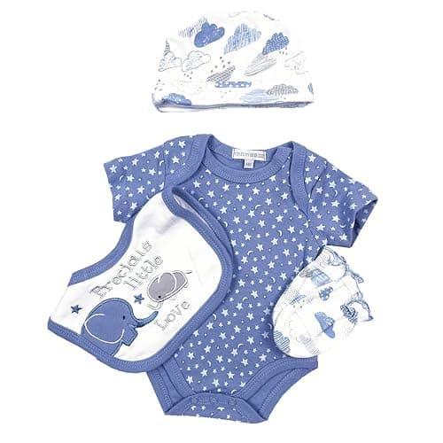 Reborn Dolls Baby Boy Clothes 5 Pcs Set Elephant Clothing for 20-22 Inch Reborn Newborn Baby Doll Clothes thumbnail 2