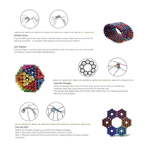 Magic Kits & Accessories - 1000 Pieces, Magnetic Tricks-Balls Toys, Upgrade Magnet Challenge-Beads Game Putty Toy Slime X279 thumbnail 2