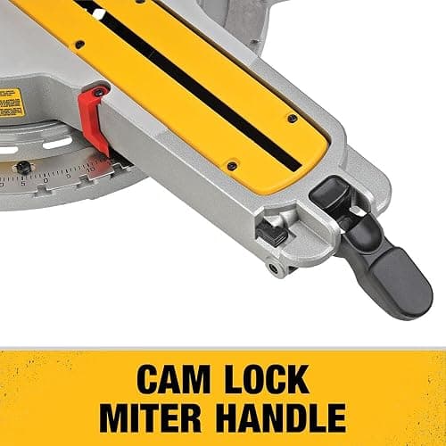 DEWALT Miter Saw, 12-inch Double Bevel Sliding Compound Miter Saw with XPS LED Shadow Light System, Includes Blade Wrench, Material Clamp and Dust Bag (DWS780) thumbnail 4