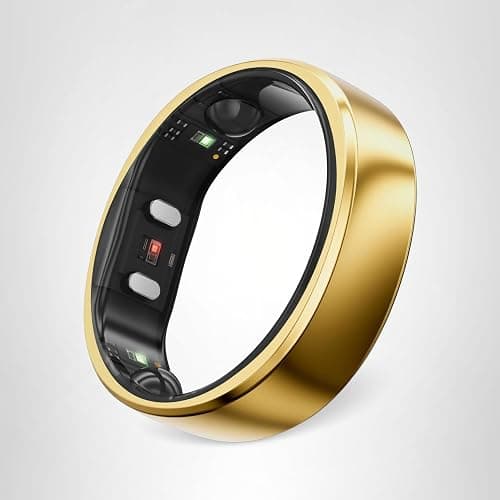 RingConn Gen 2, World’s First Smart Ring with Sleep Apnea Monitoring, No APP Subscription, 12-Day Battery Life, Stress/Heart Rate/Women's Health Tracker, Android & iOS Compatible (Gold, Size 8) thumbnail 9