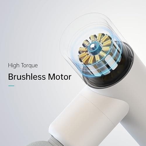 opove M3 Mini Massage Gun for Back Pain Relief, with Facial Mode, 7mm Amplitude, 4 Vibration Levels Ultralight Portable and Rechargeable Fascia Gun Active Recovery Women Presents thumbnail 9