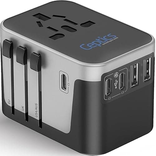 Ceptics 6-in-1 Universal Travel Adapter