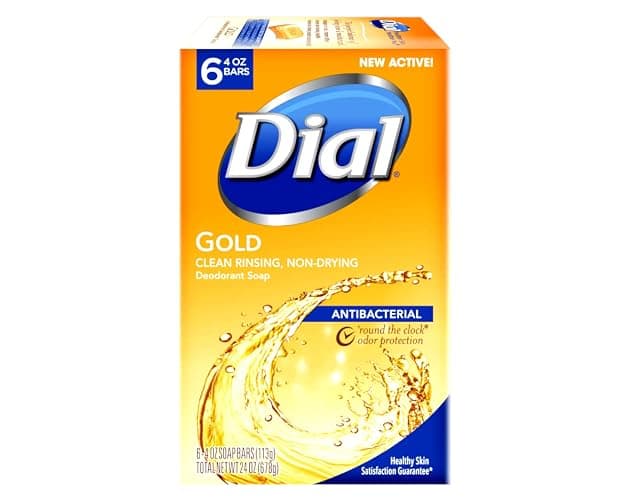 Dial Antibacterial Soap Bar, Gold, 6 Count (Pack of 2) thumbnail 2