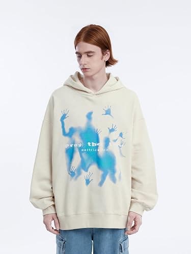 Aelfric Eden Graphic Hoodies Vintage Printed Hoodie Sweatshirt Casual Oversized Long Sleeve Streetwear Hooded Pullover thumbnail 2