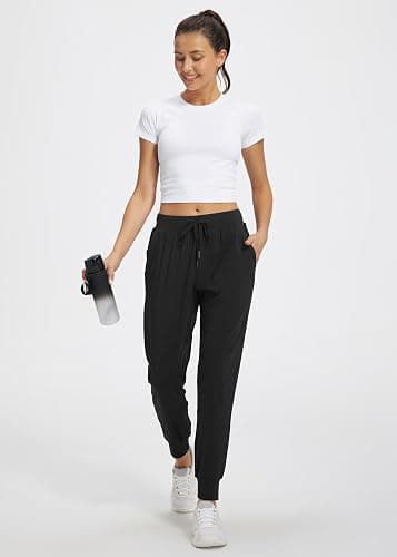 Libin Women's Joggers Pants Athletic Running Petite/Regular/Tall Sweatpants with Pockets Tapered Casual Workout Pants thumbnail 7