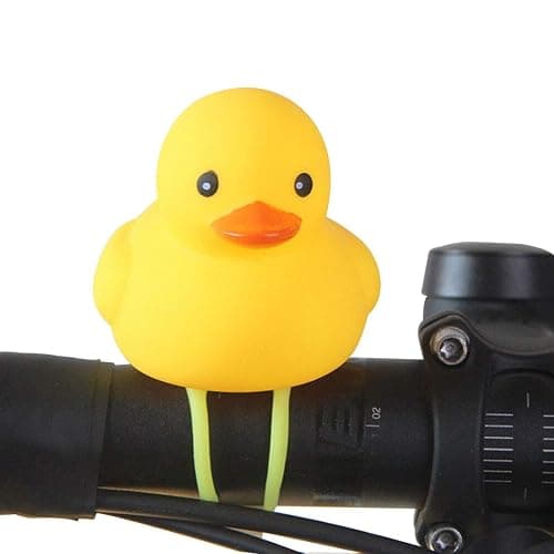 GARASANI Duck Bike Bell, Rubber Duck Bicycle Accessories, Bicycle Horns Mountain Bike Handlebar Light Bicycle Accessories - Image 1