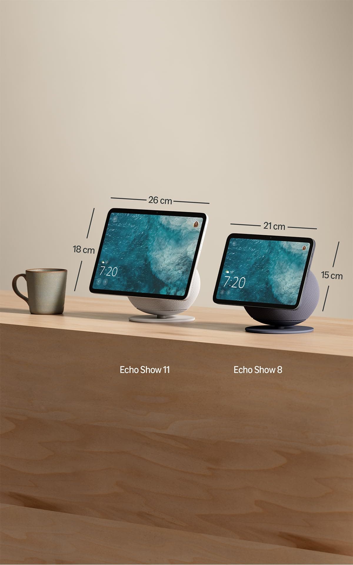 Amazon Echo Show 8 (newest gen), Vibrant HD 8.7" display with spatial audio and Alexa, Graphite thumbnail 6