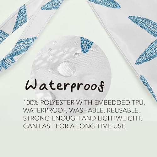 Fokongna Wet Bag, Travel Wet Dry Bag Water Proof Beach Bags for Swimsuit Beach Pool Diapers Dirty Yoga Gym Clothes Zipper Pouch, for Women Sister Friends Ocean Sea Shells Makeup Bag - Starfish 03 thumbnail 6