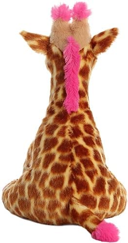 Aurora® Huggable Destination Nation™ Giraffe Stuffed Animal - Global Exploration - Learning Fun - Pink 12 Inches thumbnail 5