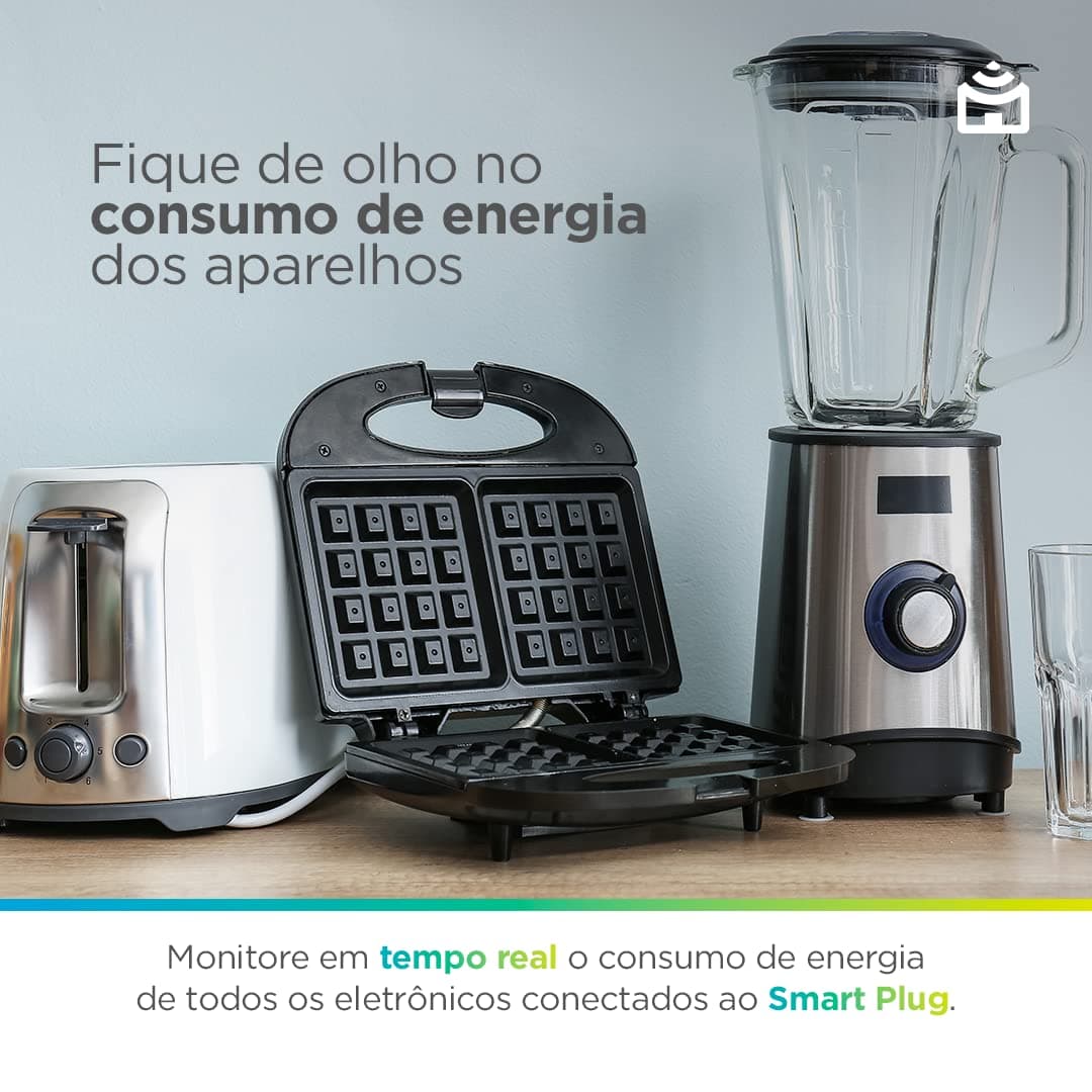 Kit Casa Eficiente Positivo Casa Inteligente, mais economia para sua casa conectada, contém 4 itens (2x Smart Plug Wi-Fi, 2x Smart Lâmpada Wi-Fi), Bivolt – Compatível com Alexa thumbnail 6