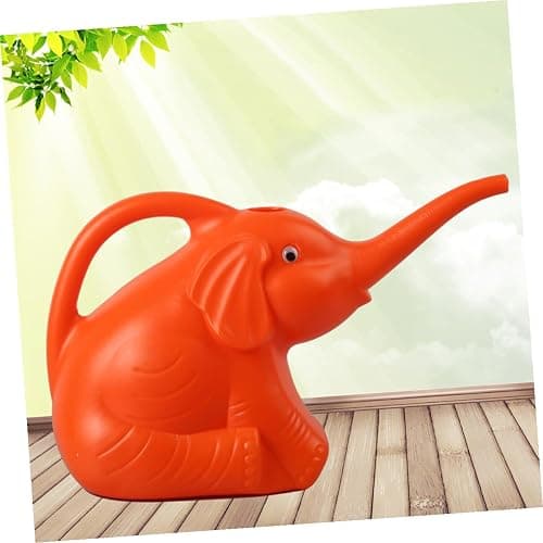 VILLCASE Classic Plastic Watering Can with Creative Animal Patterns for Indoor and Outdoor Gardening Easy Grip Handle Suitable for Amateur and Professional Gardeners Random Random Color thumbnail 6