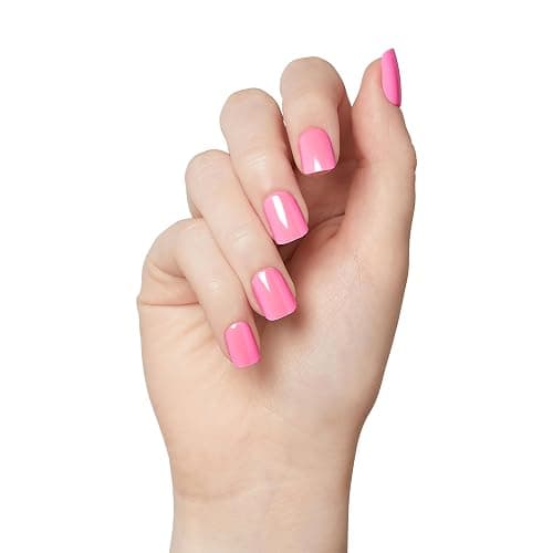 KISS imPRESS No Glue Mani Press On Nails, Color FX, 'Late Night', Light Pink, Short Size, Squoval Shape, Includes 30 Nails, Prep Pad, Instructions Sheet, 1 Manicure Stick, 1 Mini File thumbnail 6