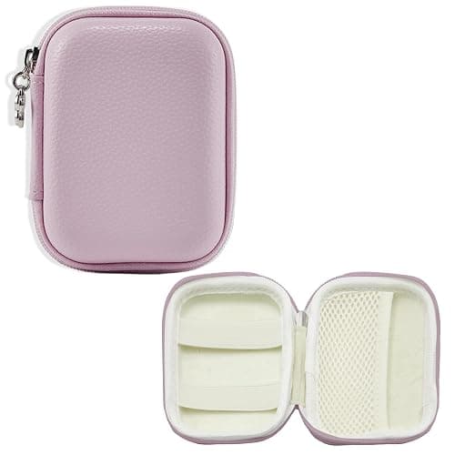 Étui compact pour appareil photo numérique - Compatible avec Camkory, Kodak PIXPRO FZ45, Lecran, VAHOIALD, Canon IXUS 285 HS, Umipyiza, YLSHGXFC, AOREGRE, Duluvulu, étui de protection pour (Purple) - Image 1