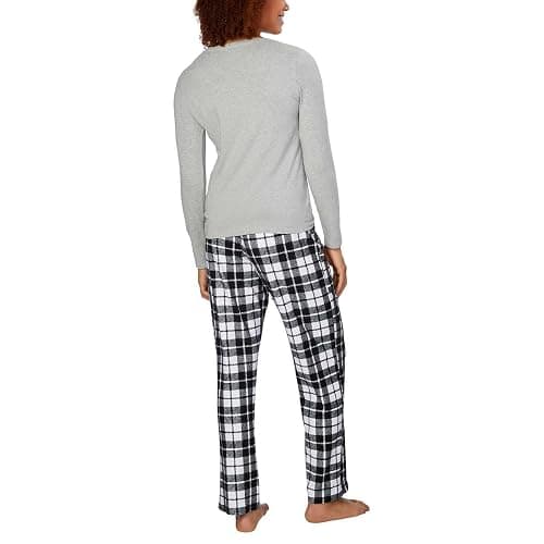 Calvin Klein Womens 2 Piece Fleece Pajama Set thumbnail 2