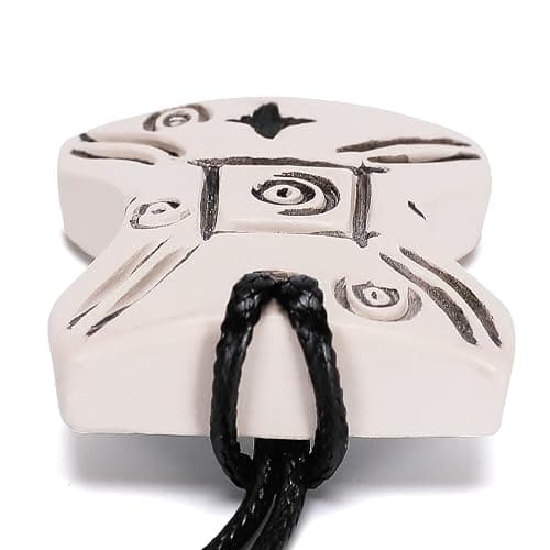 ASVP Shop Japor Snippet Necklace Padme Vintage Look With Engraved Finish, One Size, Faux Leather, Japor thumbnail 7