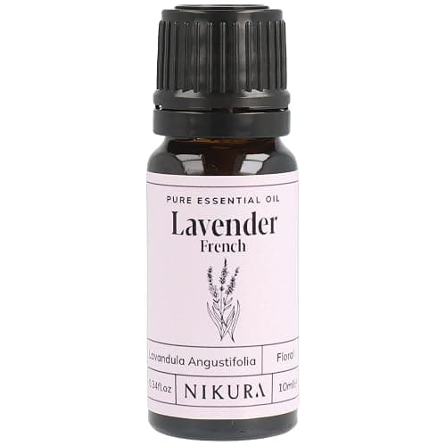 Nikura French Lavender Essential Oil - 10ml | 100% Pure Natural Oils | Lavender Oil For Sleep, Aromatherapy, Diffusers for Home | Vegan & UK Made - Image 1