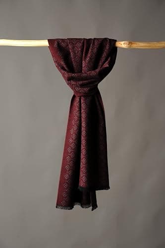 CUDDLE DREAMS Men's Silk Scarves for Winter, 100% Mulberry Silk Brushed, Luxuriously Soft & Warm, Decent Box Packed thumbnail 4