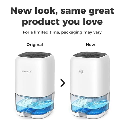 Dehumidifier, 35 OZ Small Dehumidifiers for Bedroom for Home, Quiet with Auto Shut Off, Dehumidifiers for Bedroom (280 sq. ft), Bathroom, RV, Closet, White thumbnail 8