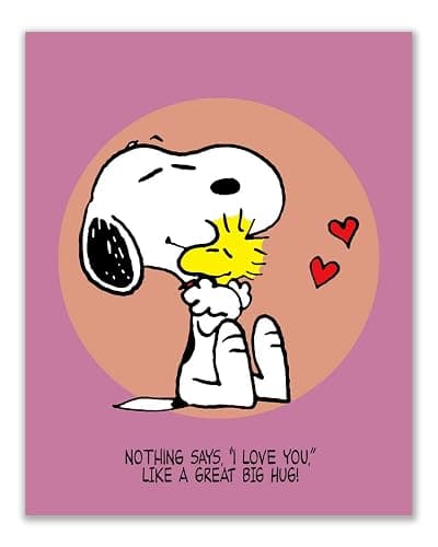 BigWig Prints Snoopy Poster - Charlie Brown Poster, Snoopy Wall Art, Charlie Brown Quotes, Peanuts Woodstock Lucy Sally Linus Wall Art Decor, Home Decor Quotes - Unframed Set of 4 (8x10) thumbnail 5