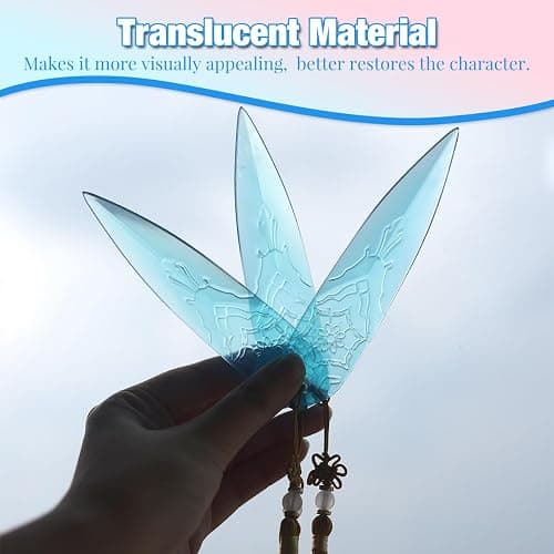 5 Inches Soft Plastic Semi-Transparent Daggers Prop for Zoey Cosplay thumbnail 2