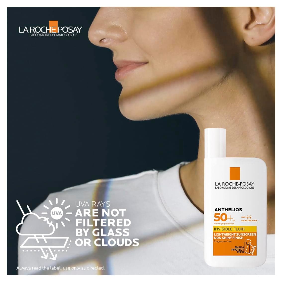 La Roche-Posay Sunscreen Lotion, Ultra-Light Fluid, Water Resistant, Invisible Fluid With SPF 50+, Non-Perfumed, Anthelios XL, 50ml thumbnail 11