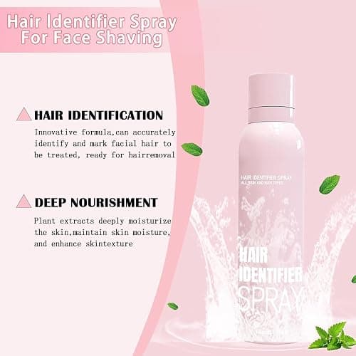 Hair Identifier Spray for Face Shaving，face hair identifier spray，Moisturizing And Skin Care Set Spray，suitable for all skin types (1 set) thumbnail 3