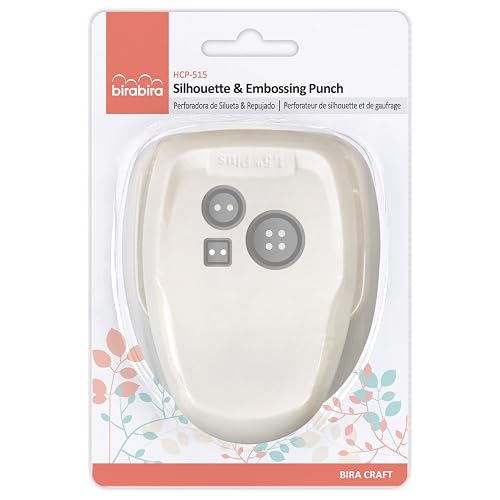 Bira 1.5 inch Silhouette Craft Lever Punch for Scrapbooking Cards Paper Arts (Buttons) thumbnail 3