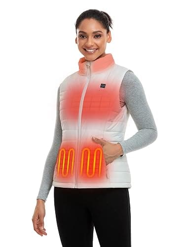 ORORO Women's Lightweight Heated Vest with USB-C Rechargeable Battery, Puffer Classic Heating Vest - Image 1