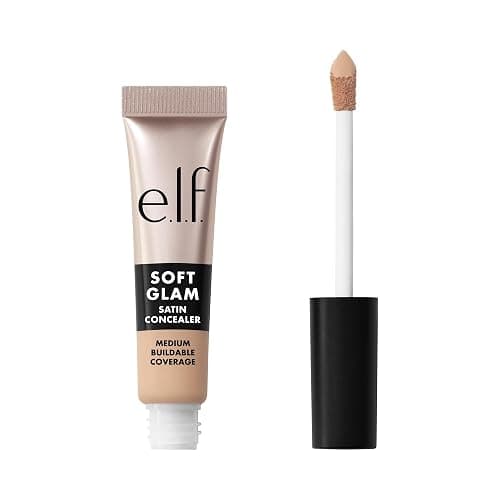 e.l.f. Soft Glam Satin Concealer, Medium Coverage For Blemishes & Under-Eye, Crease-Resistant, Long Lasting, Vegan & Cruelty-Free, 20 Light Cool - Image 1