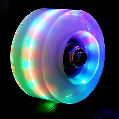 Ieron Rouleau Lumineux à LED, Roues de Patins Flash, Paquet de 4 lumières Lumineuses avec Rouleau de Patin, Roues de Patins à roulettes quadruples pour Patinage à Double rangée, Planche à roulettes thumbnail 6