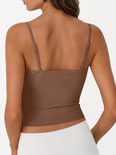 Trendy Queen Womens Spaghetti Strap Tank Top Summer Double Lined Workout Camisole Going Out Cute Tops Y2k Teen Girl Basic thumbnail 4