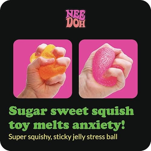 Schylling NeeDoh - Gumdrop - Soft Sensory Fidget Toy - Collectible Stress Balls - Ages 3+ - GDND thumbnail 4